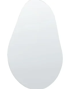 Vægspejl AUBAGNE 40 cm 65 cm Sølv