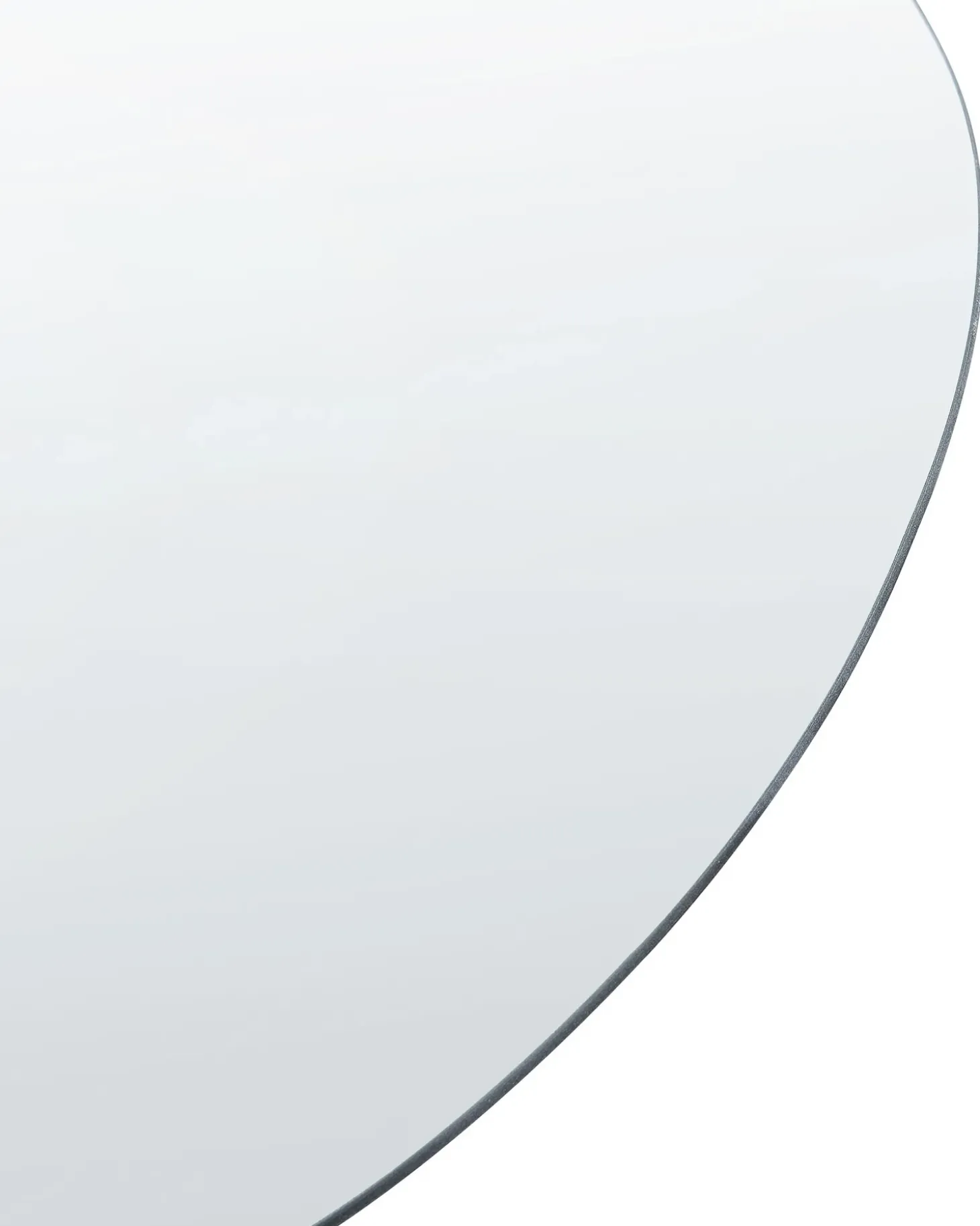 Vægspejl AUBAGNE 40 cm 65 cm Sølv