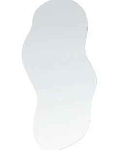 Vægspejl AUXERRE 40 cm 80 cm Sølv