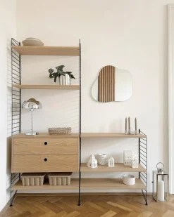 Vægspejl BAGNEUX 50 cm 55 cm Sølv
