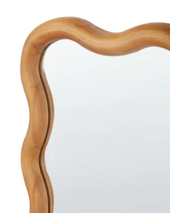 Vægspejl BEFFES 50 cm 72 cm Fyretræ Naturlig