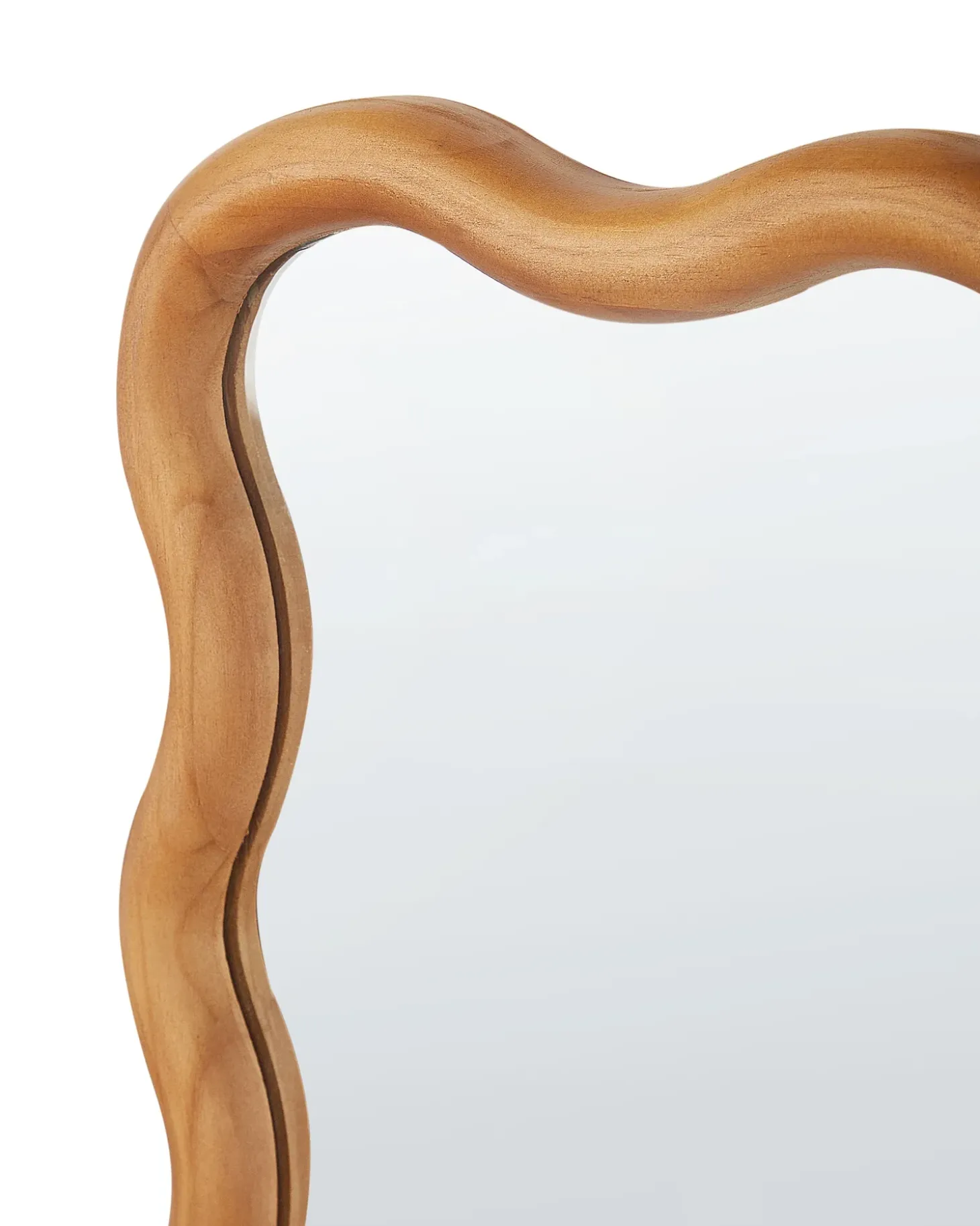 Vægspejl BEFFES 50 cm 72 cm Fyretræ Naturlig