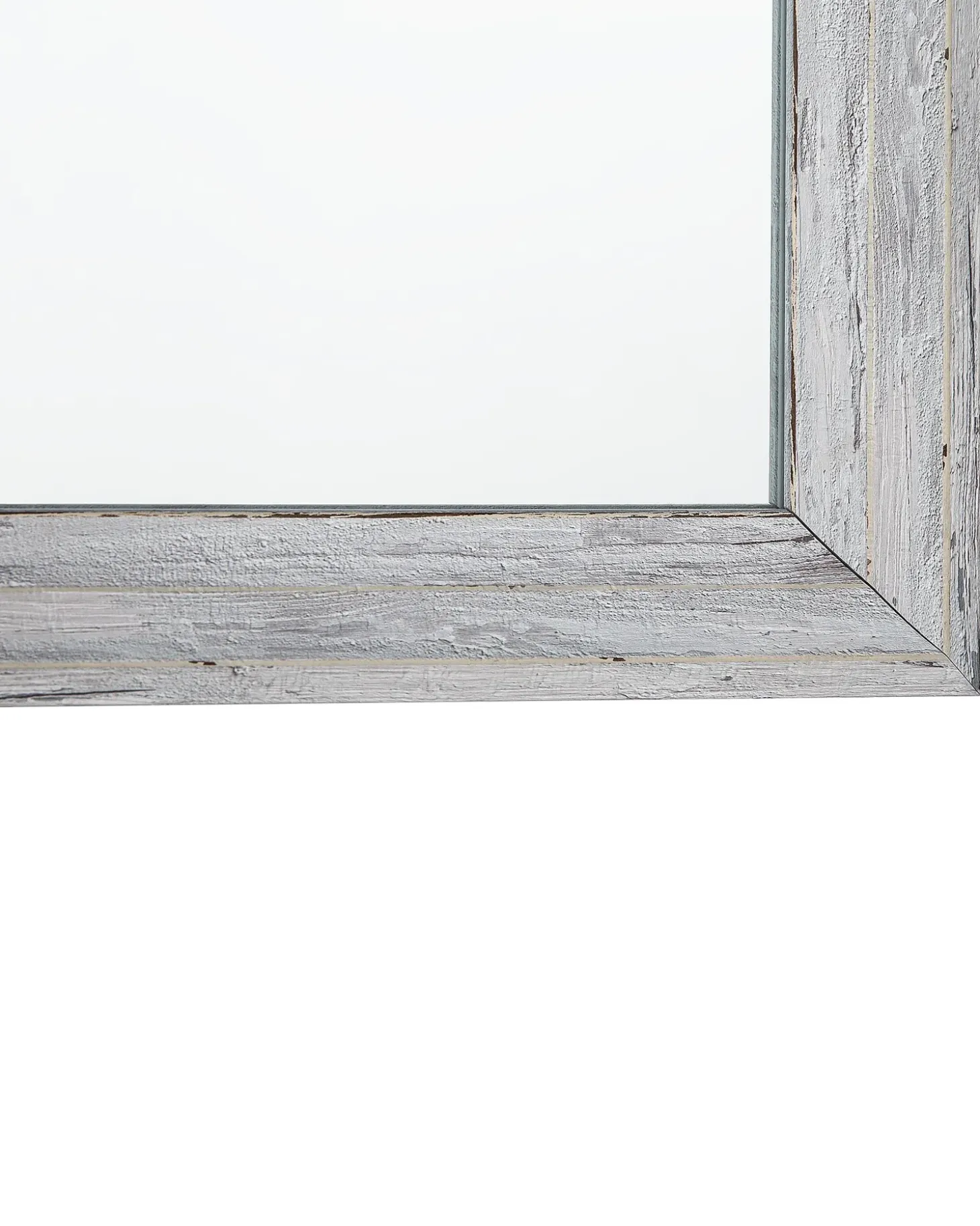 Vægspejl BENON 50 cm 130 cm Cremehvid