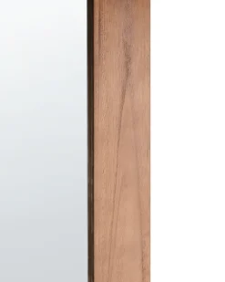 Vægspejl BLOSVILLE 58 cm 164 cm Ædelgran Brun