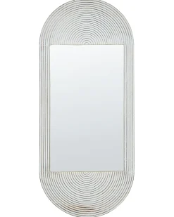Vægspejl BRIANT 56 cm 130 cm Mangotræ Hvid