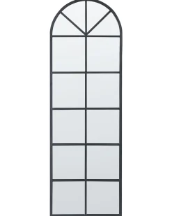 Vægspejl BROUAGE 40 cm 120 cm Metal Sort