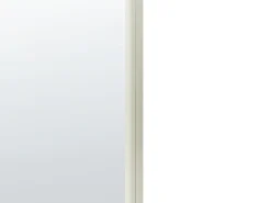 Vægspejl BUSSY 45 cm 145 cm Metal Cremehvid