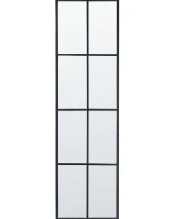 Vægspejl CAMON 38 cm 132 cm Metal Sort