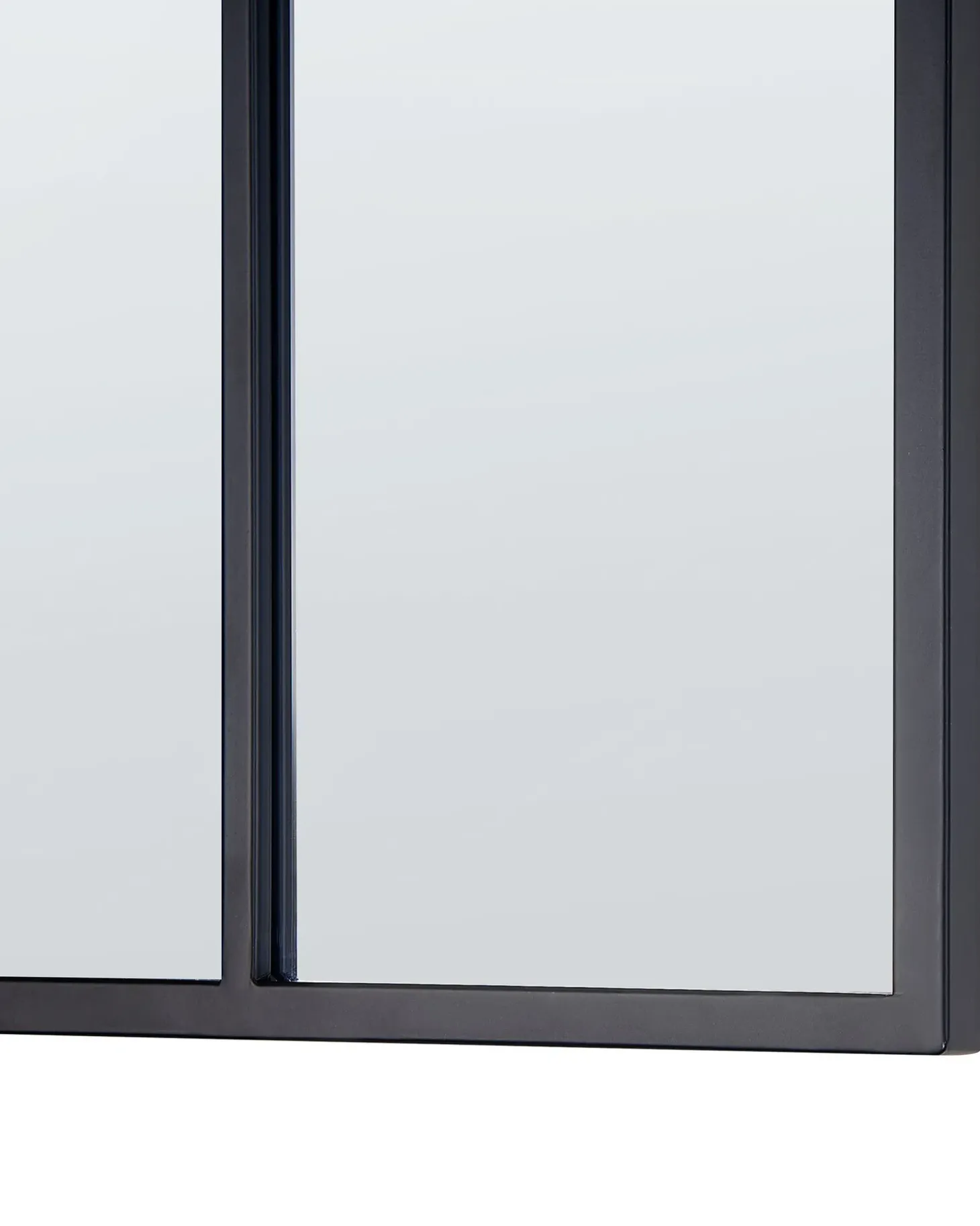 Vægspejl CAMON 38 cm 132 cm Metal Sort