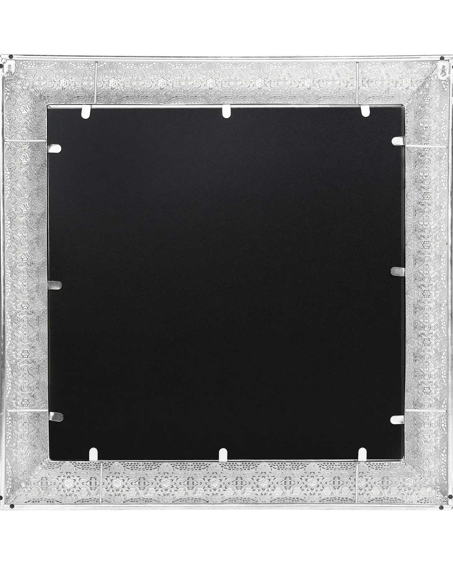 Vægspejl CAVAN 65 cm 65 cm Metal Sølv