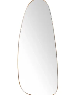 Vægspejl CERGY 39 cm 95 cm Metal Guld