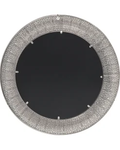 Vægspejl CHANNAY 80 cm 80 cm Metal Sølv