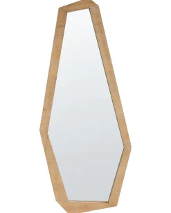 Vægspejl CHANU 44 cm 104 cm Lysebrun