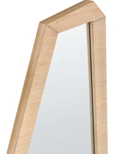 Vægspejl CHANU 44 cm 104 cm Lysebrun