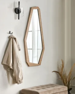 Vægspejl CHANU 44 cm 104 cm Lysebrun