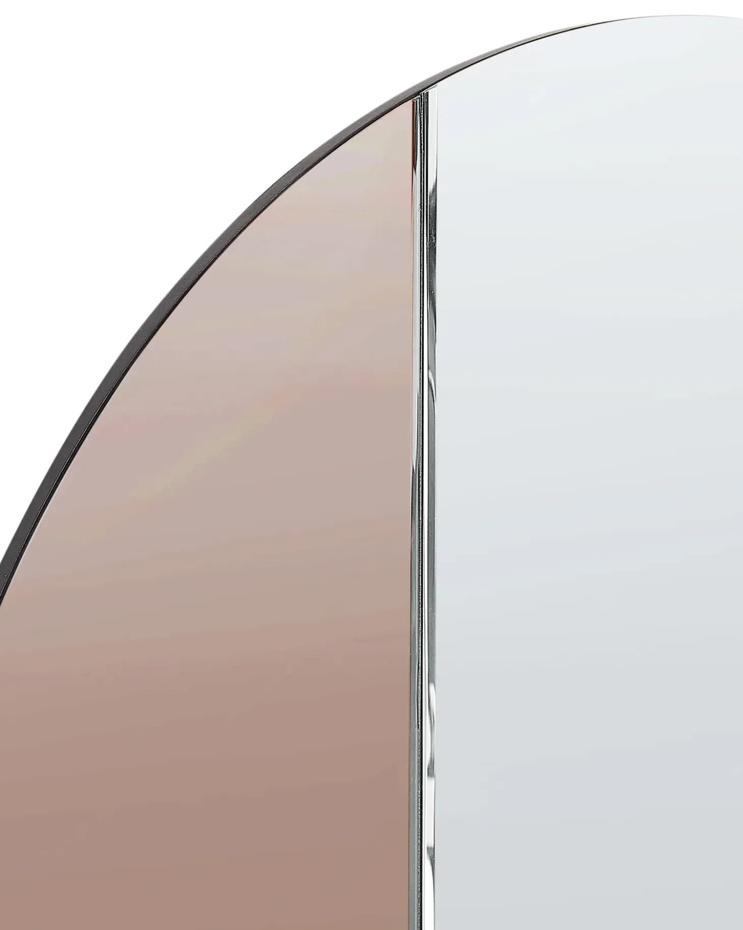 Vægspejl CHARRON 80 cm 80 cm Rosa guld