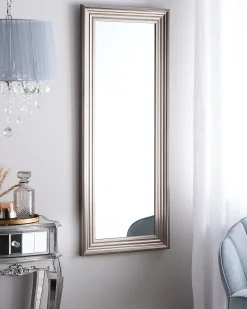 Vægspejl CHATAIN 50 cm 130 cm Sølv