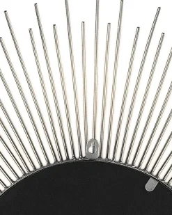 Vægspejl CILLY 80 cm 80 cm Metal Sølv