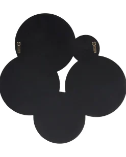 Vægspejl CLAIS 82 cm 80 cm Sølv