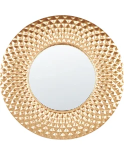 Vægspejl COMBE 60 cm 60 cm Metal Guld