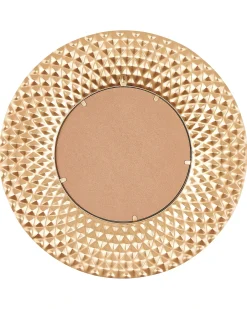 Vægspejl COMBE 60 cm 60 cm Metal Guld