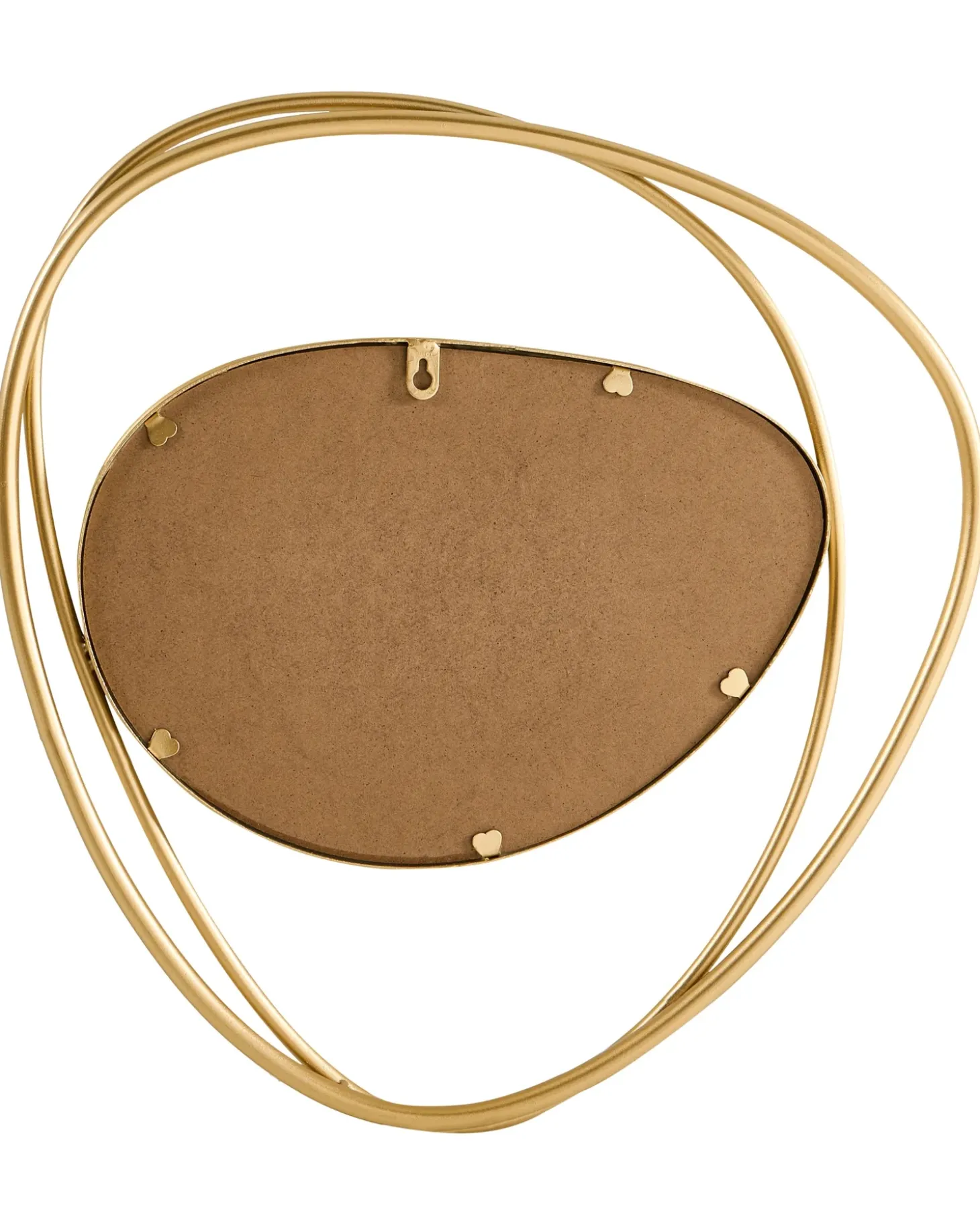 Vægspejl COURCY 50 cm 54 cm Metal Guld