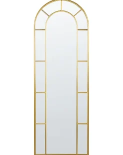 Vægspejl CROSSES 60 cm 170 cm Metal Guld