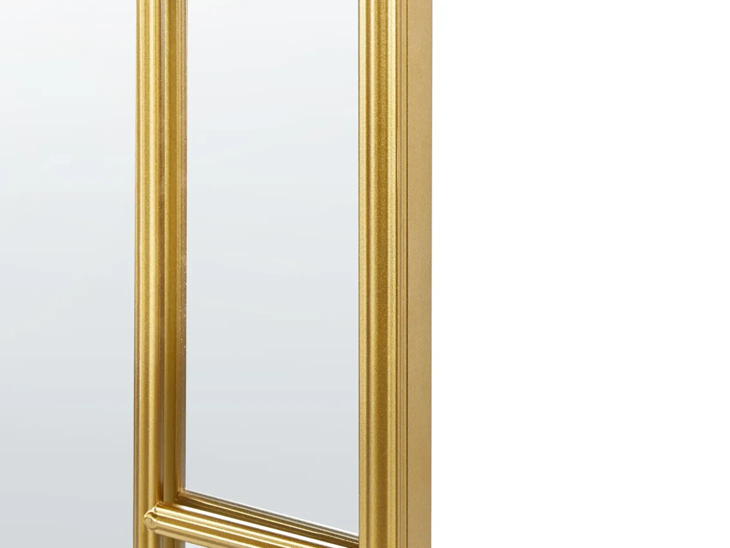 Vægspejl CROSSES 60 cm 170 cm Metal Guld