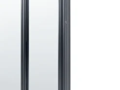 Vægspejl CROSSES 60 cm 170 cm Metal Sort
