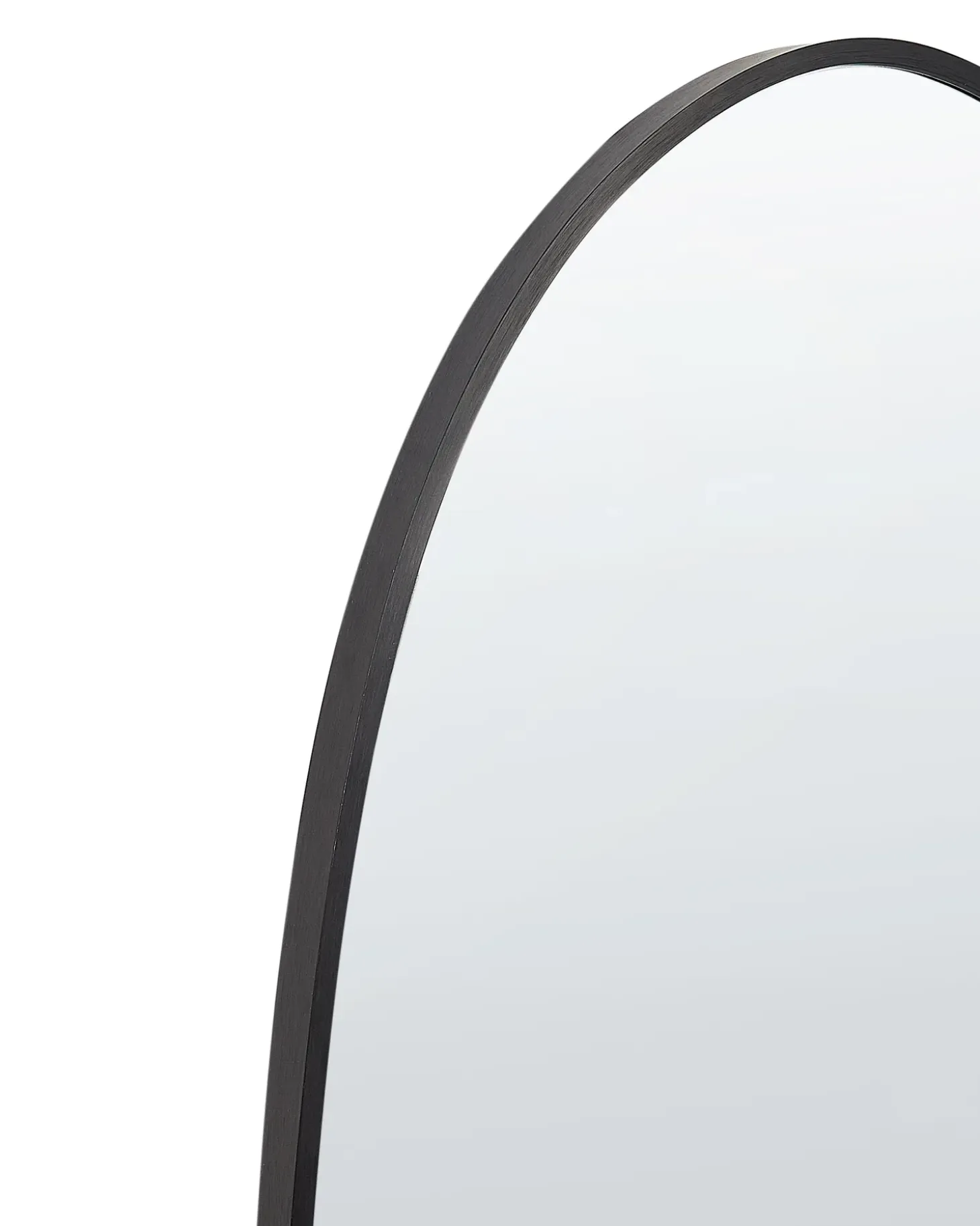 Vægspejl DARNETS 45 cm 160 cm Metal Sort