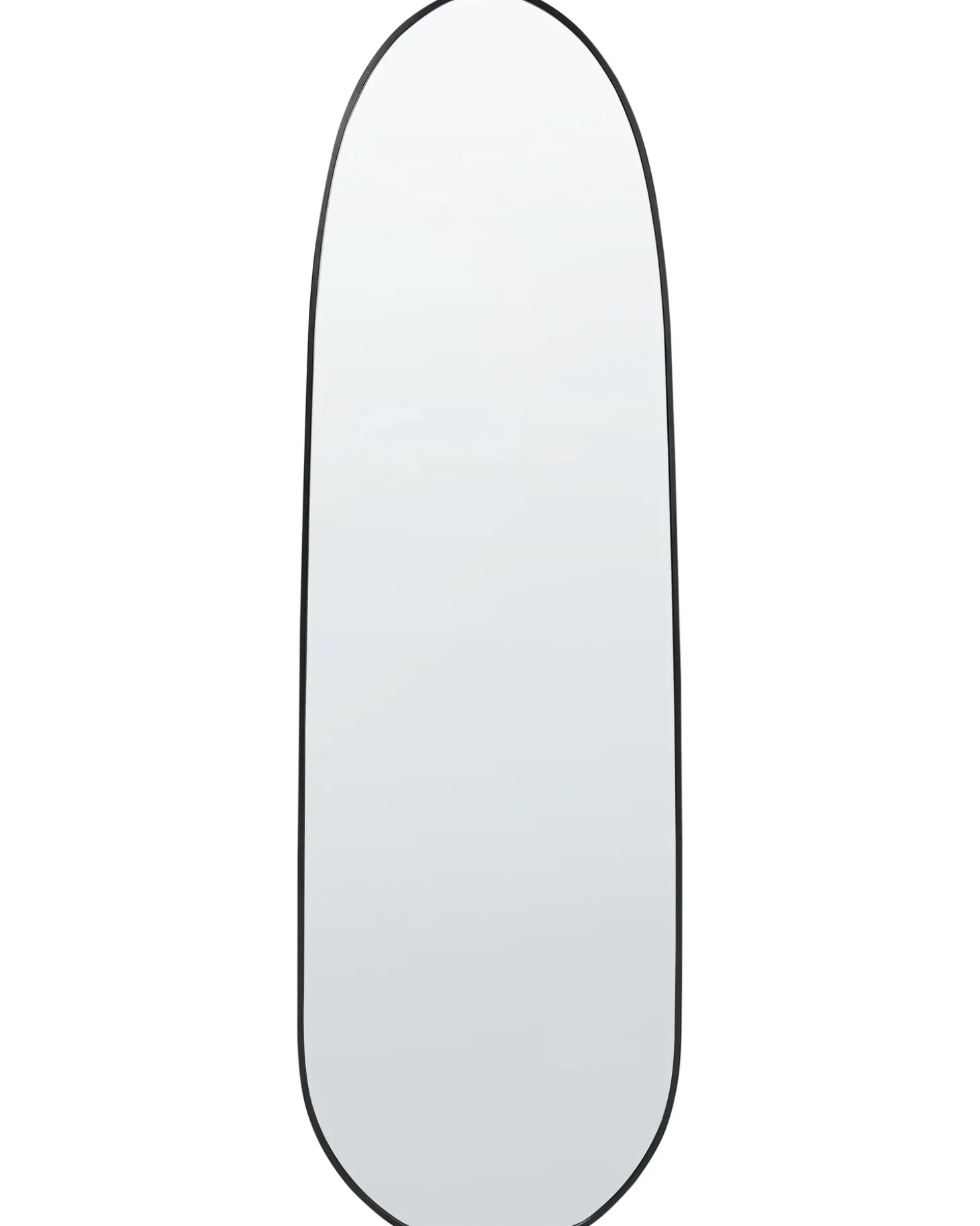 Vægspejl DARNETS 45 cm 160 cm Metal Sort
