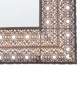Vægspejl DEHRADUN 69 cm 90 cm Metal Kobber