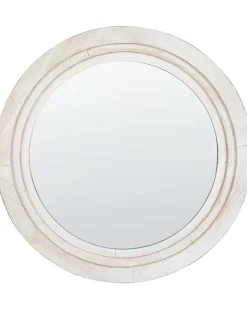 Vægspejl DELICIAS 60 cm 60 cm Cremehvid