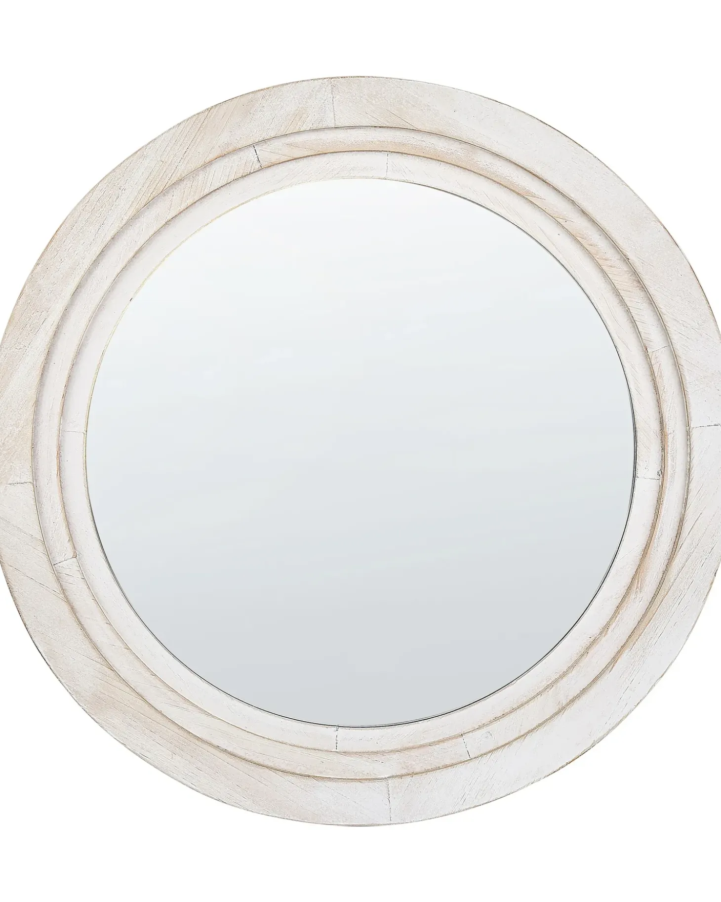 Vægspejl DELICIAS 60 cm 60 cm Cremehvid