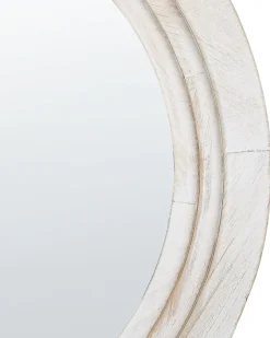 Vægspejl DELICIAS 60 cm 60 cm Cremehvid