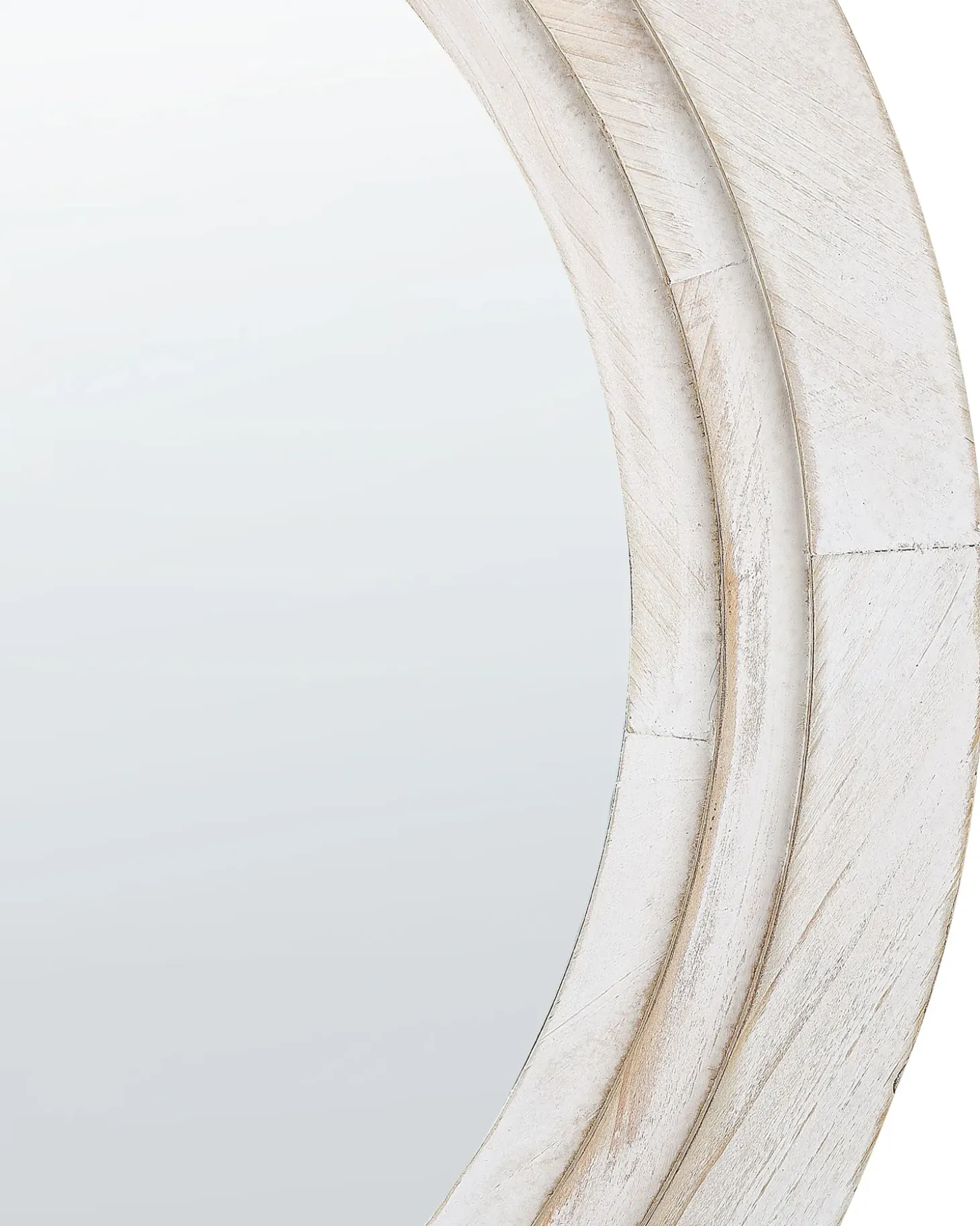 Vægspejl DELICIAS 60 cm 60 cm Cremehvid