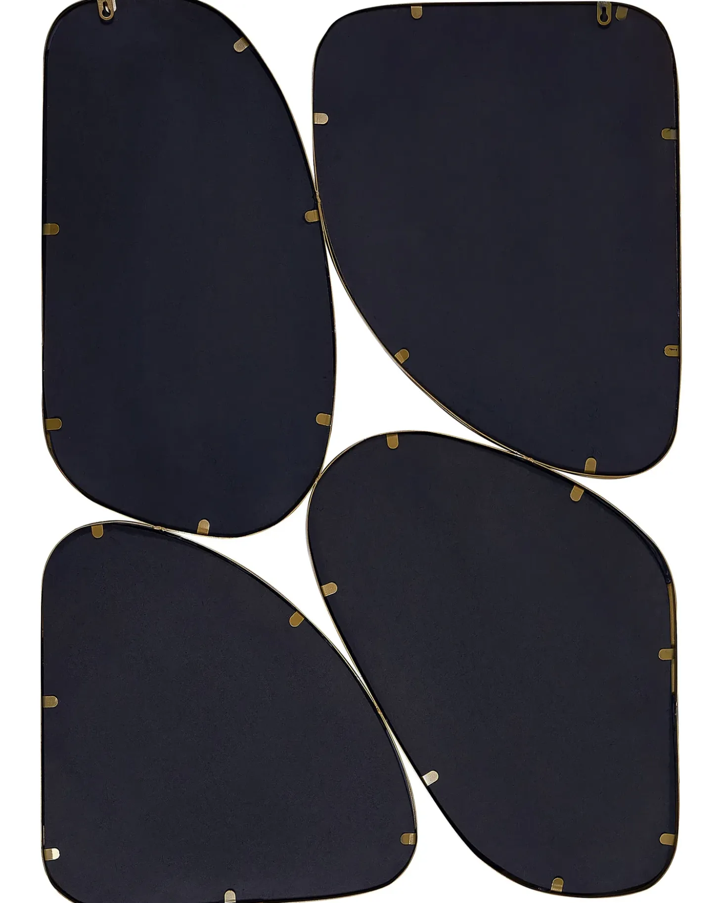 Vægspejl DIANCEY 70 cm 100 cm Metal Guld