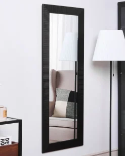 Vægspejl DRAVEIL 50 cm 130 cm Sort