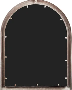 Vægspejl EMBRY 69 cm 88 cm Metal Beige