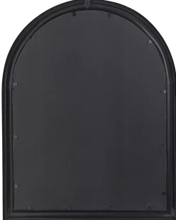 Vægspejl EMBRY 69 cm 89 cm Metal Sort