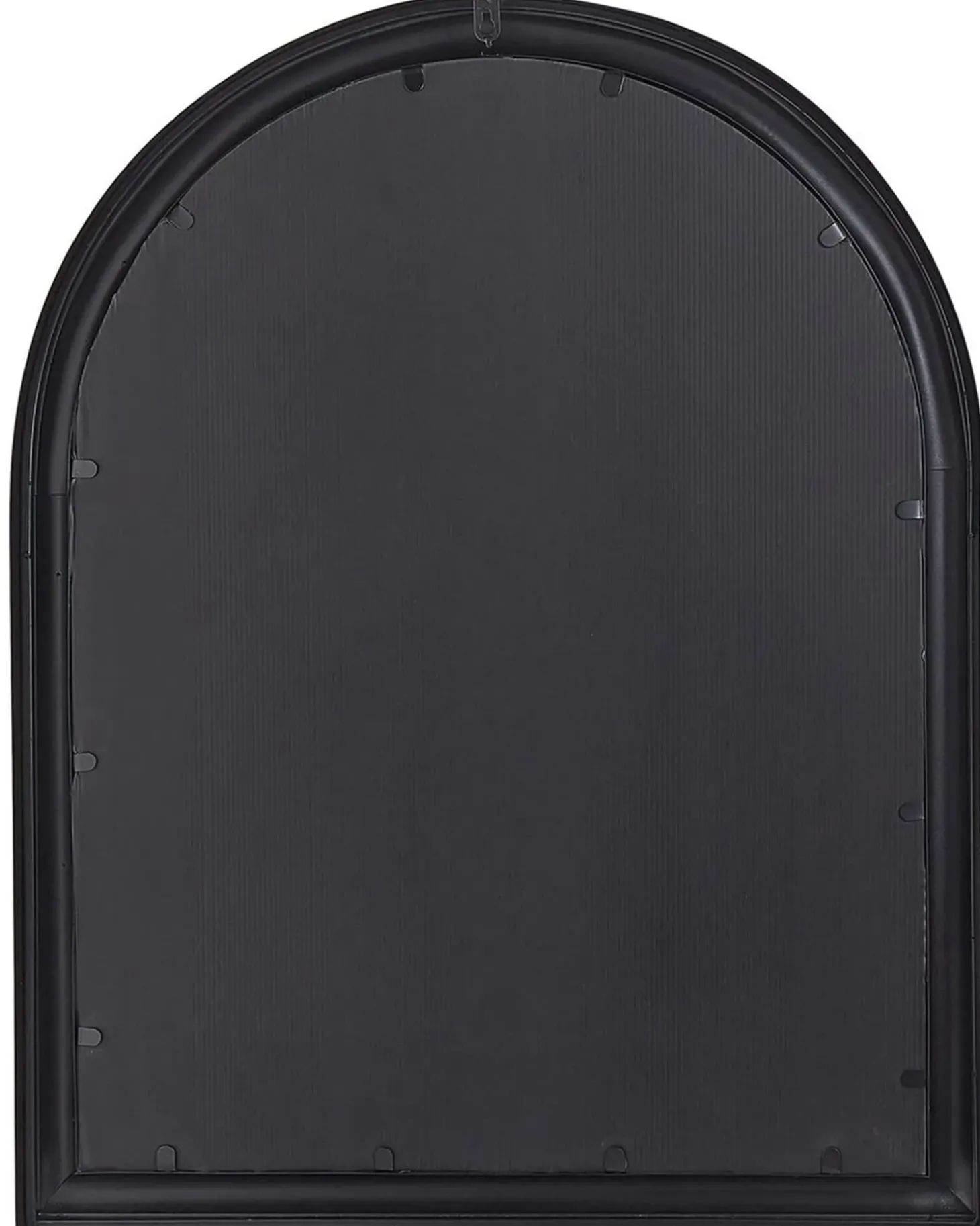 Vægspejl EMBRY 69 cm 89 cm Metal Sort
