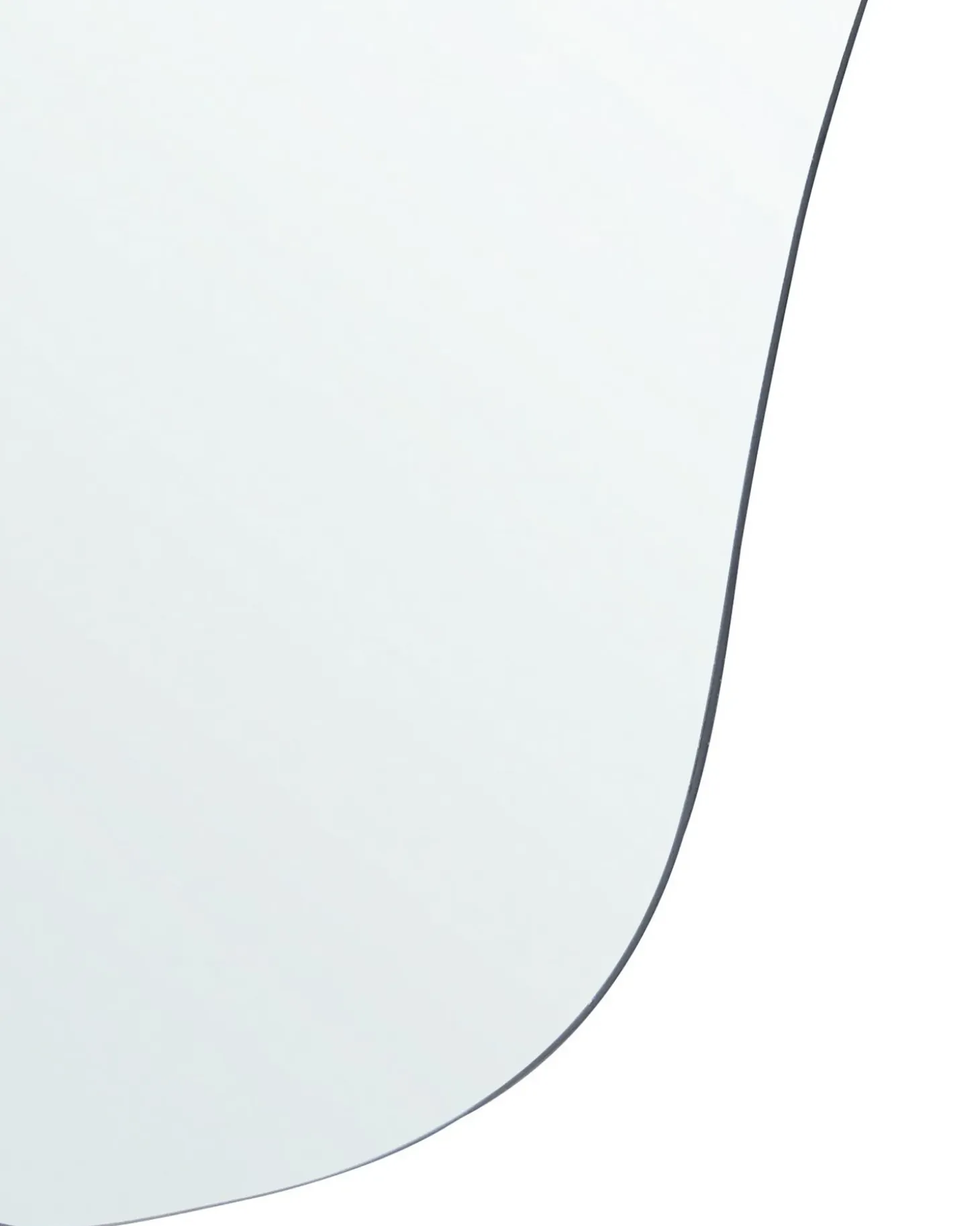 Vægspejl FALAISE 50 cm 70 cm Sølv