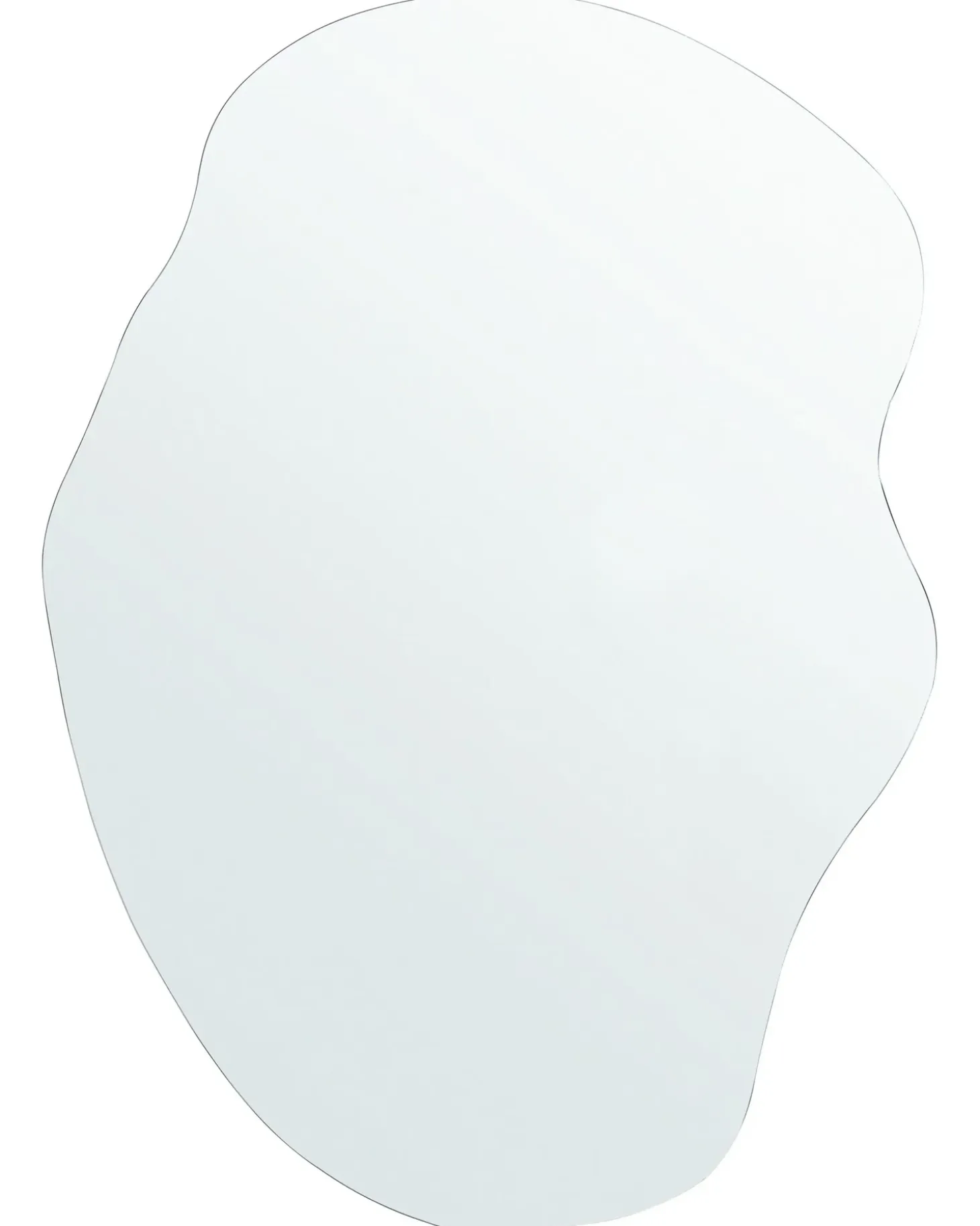 Vægspejl FALAISE 50 cm 70 cm Sølv