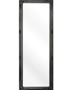 Vægspejl FOUGERES 50 cm 130 cm Sort