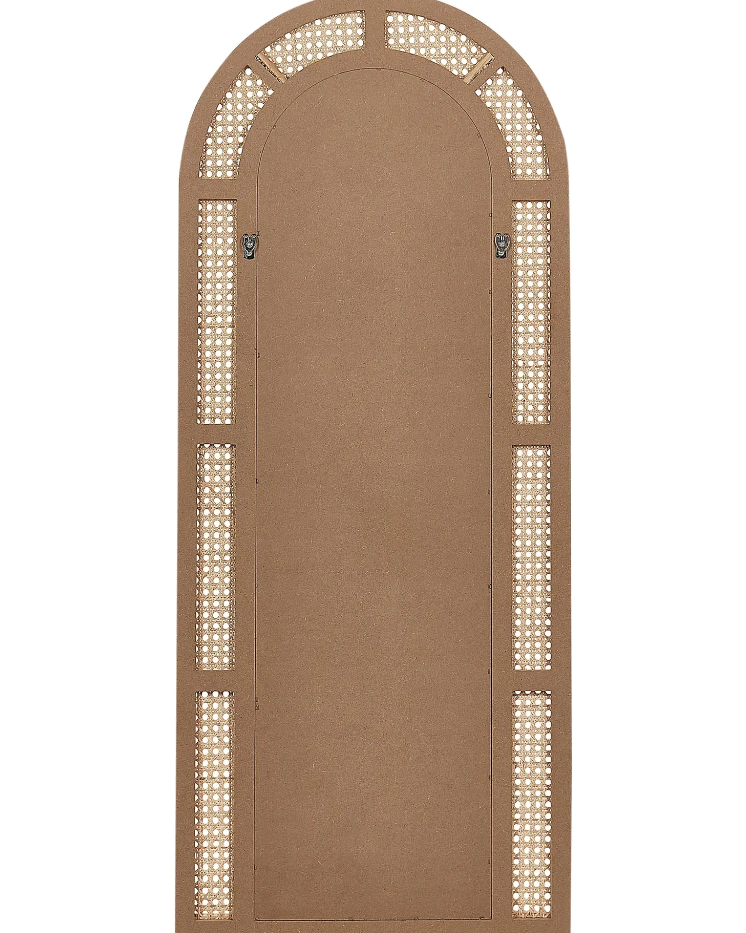 Vægspejl FRANEY 50 cm 120 cm Rattan Naturlig