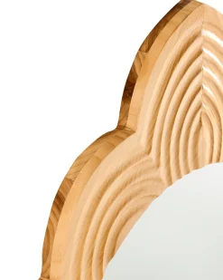 Vægspejl FRESVILLE 62 cm 100 cm Fyretræ Lysebrun