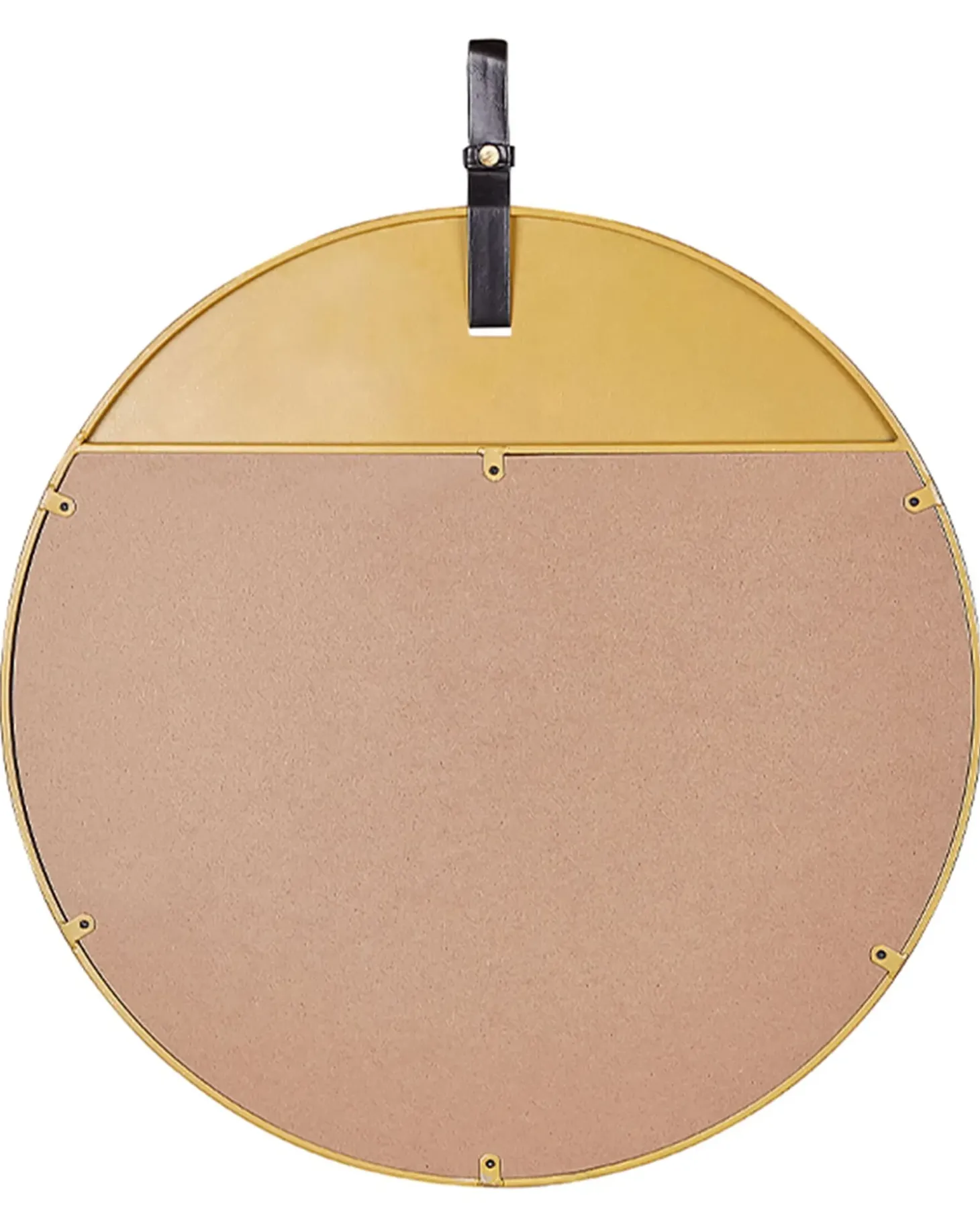 Vægspejl GURS 60 cm 60 cm Metal Guld