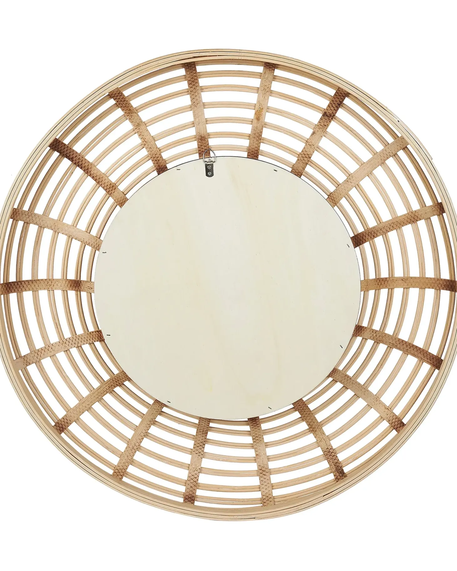 Vægspejl HANUA 60 cm 60 cm Bambus Naturlig
