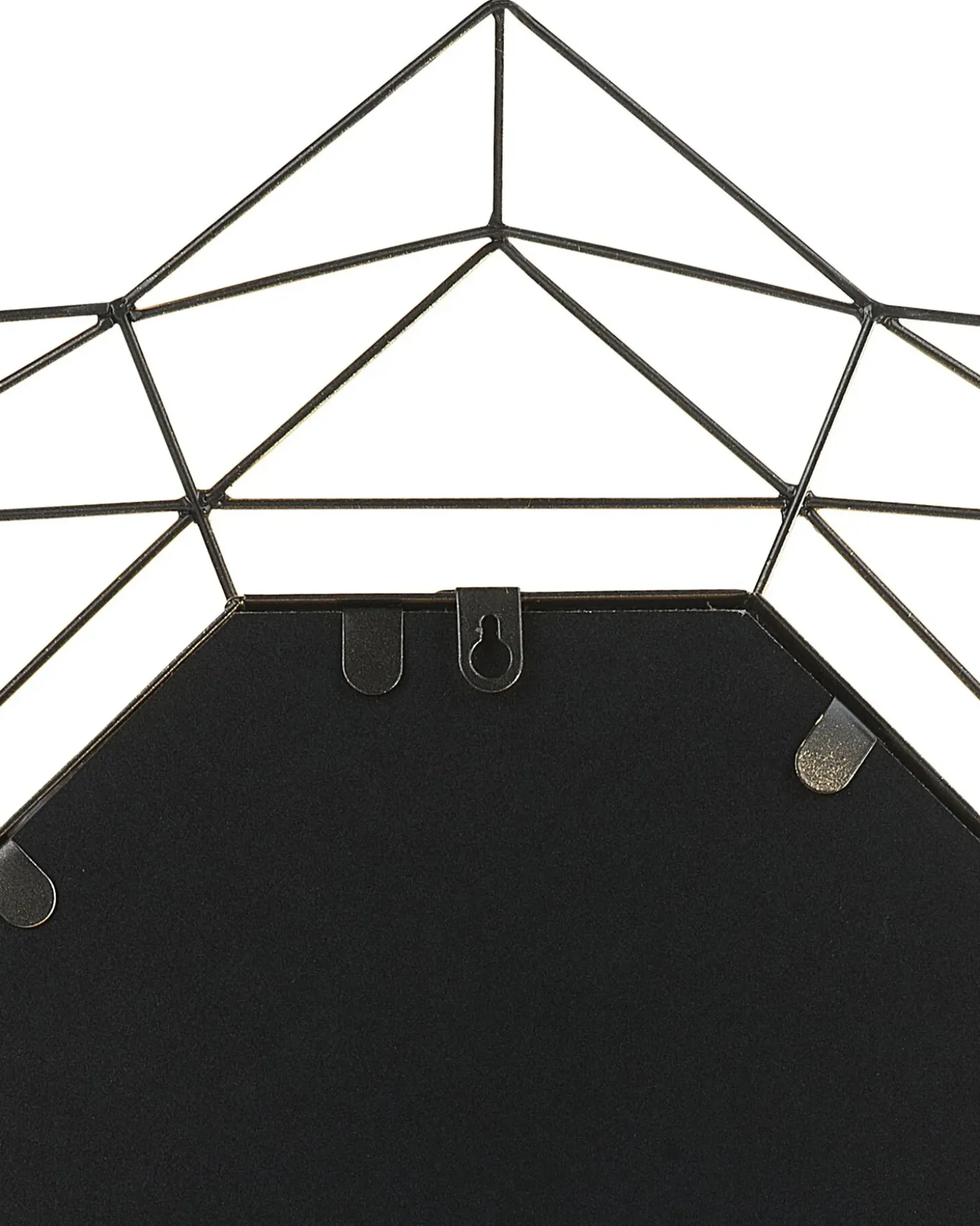 Vægspejl HILLION 60 cm 60 cm Metal Guld