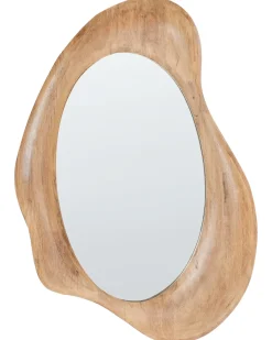 Vægspejl HOURTIN 68 cm 100 cm Træ Brun